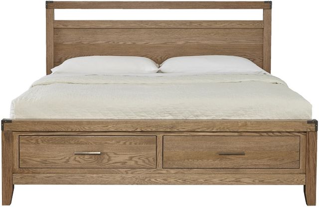 Mavin Customizable Saybrook Queen Panel Bed with End Drawers-0
