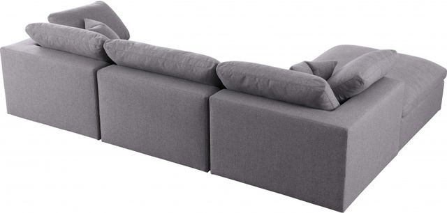 Meridian Furniture Serene 4-Piece Grey Modular Sectional-2