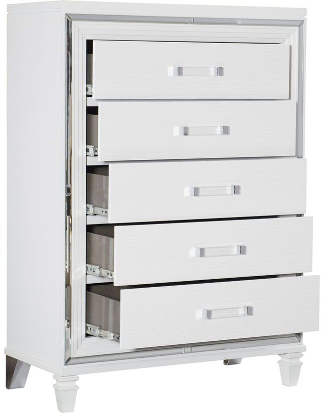 Mazin Furniture Tamsin White Metallic Chest-2