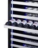 Summit® 24" Stainless Steel Built-In Wine Cooler-3