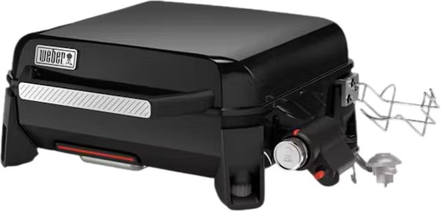 Weber® Slate® 1-Burner Black Tabletop Liquid Propane Griddle-3