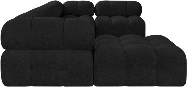 Meridian Furniture Ames 6-Piece Black Modular Sectional with Ottoman-3