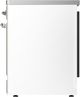 Ilve® Majestic III 30" White Pro Style Induction Range with Solid Door and Chrome Trim-3