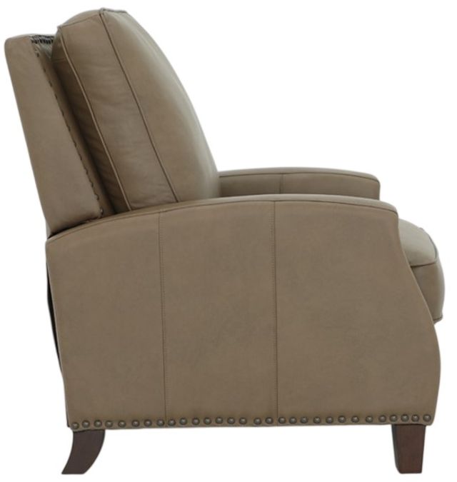 BarcaLounger® Melrose Cashmere Taupe Leather Manual Recliner-4