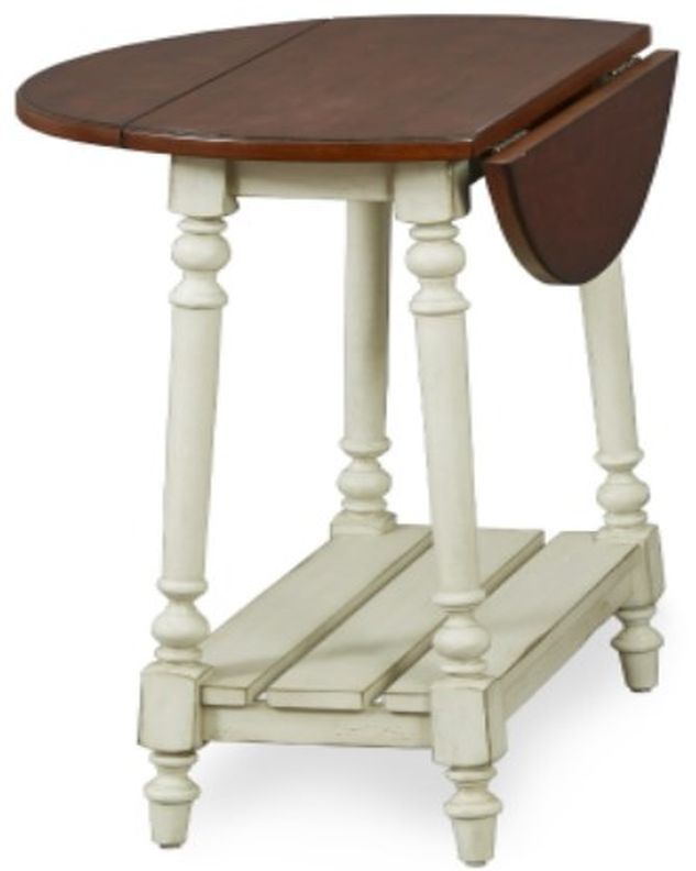 tobacco end table Furniture of America Cookshire Rich based finish for ease of maintenance Null Furniture 6618 Cherry Tobacco