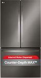 LG 36" 26.5 Cu. Ft. PrintProof™ Black Stainless Steel Smart Counter Depth French Door Refrigerator -1
