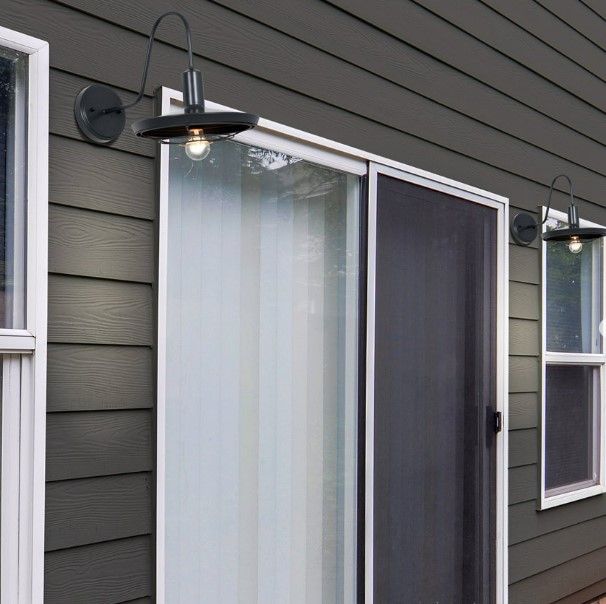 YHD Black/Glossy Gray 1-Light Exterior Lighting-1
