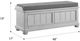 Emerald Home New Haven Oyster Shell Storage Bench-2