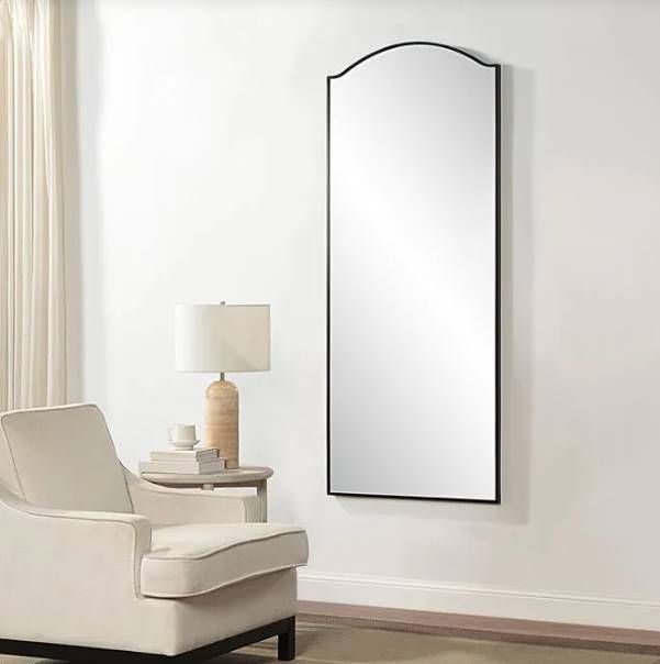 Renwil® Balina Powder Coated Matte Black Full-Length Mirror-4