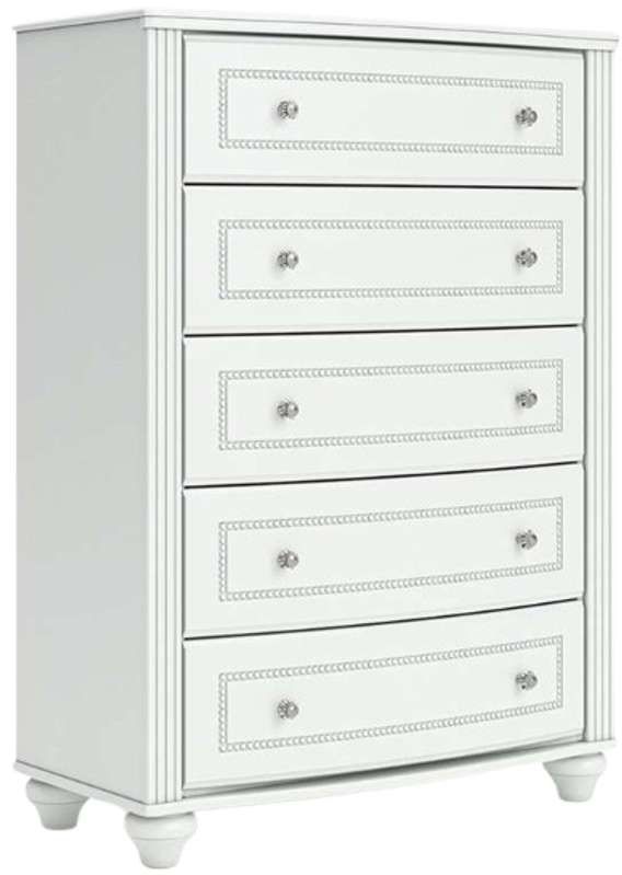 Signature Design by Ashley® Maylilly White 5-Drawer Youth Chest-0