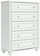 Signature Design by Ashley® Maylilly White 5-Drawer Youth Chest-0
