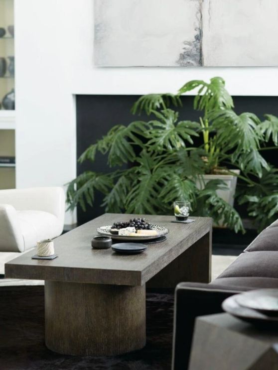 Bernhardt Linea Cerused Charcoal Cocktail Table-1