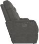 La-Z-Boy® Baron Slate Power Wall Reclining Loveseat with Console and Headrest-3