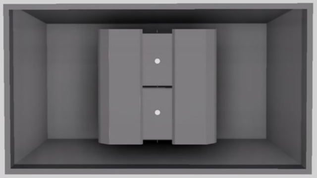 Vent-A-Hood® Designer Series 54" Gunsmoke Island Range Hood-1