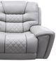 Corinthian Furniture Mcgregor Cream/Light Gray Manual Glider Recliner-1