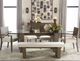Modus Furniture Oakland Beige/Brunette Dining Bench-1
