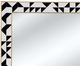 Bassett Mirror Macari Black/White Wall Mirror-3