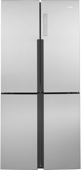 Haier 16.4 Cu. Ft. Stainless Steel Counter Depth Quad Door Refrigerator
