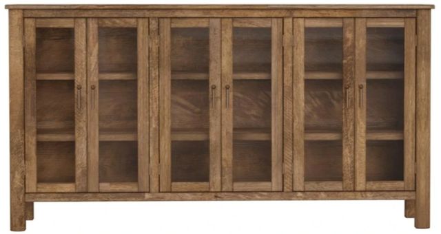 International Furniture Direct Olimpia Brown Console-3