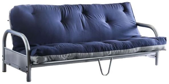 Furniture of America® Aksel Gray and Navy Futon Mattress