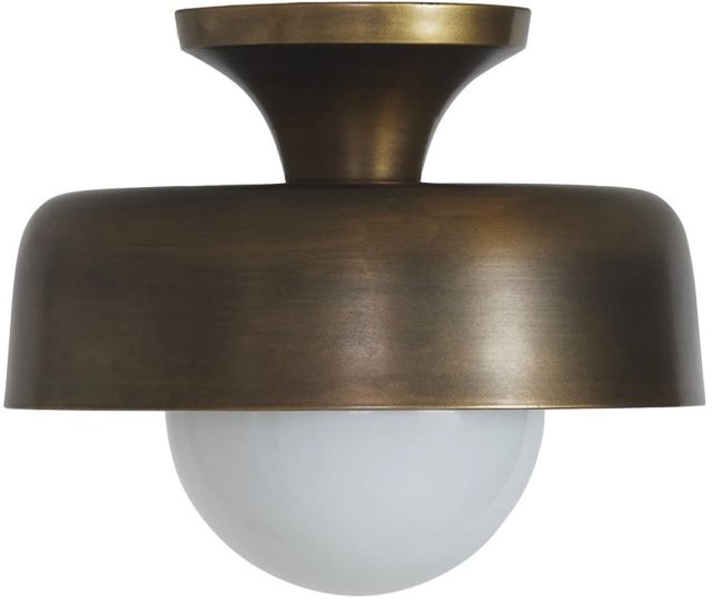 Renwil® Flare Aged Brass Flush Mount Light-0