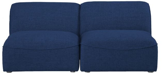 Meridian Furniture Miramar 2-Piece Navy Modular Sofa-1