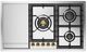 Ilve® Nostalgie II 36'' Stainless Steel Liquid Propane Gas Cooktop with Griddle-0