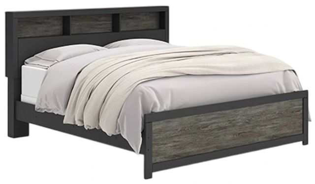 Signature Design by Ashley® Jonnifer Black/Gray Full Bookcase Bed-0