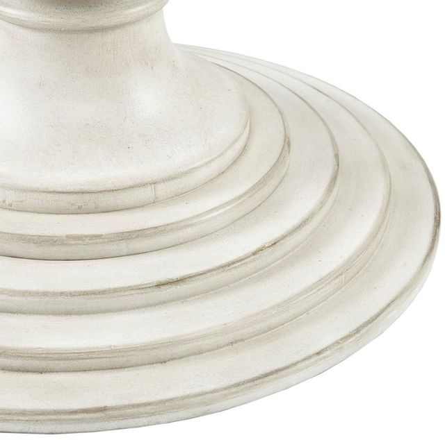 Olliix by Madison Park Reclaimed Walnut Lexi Dining Table with Antique Cream Base-1