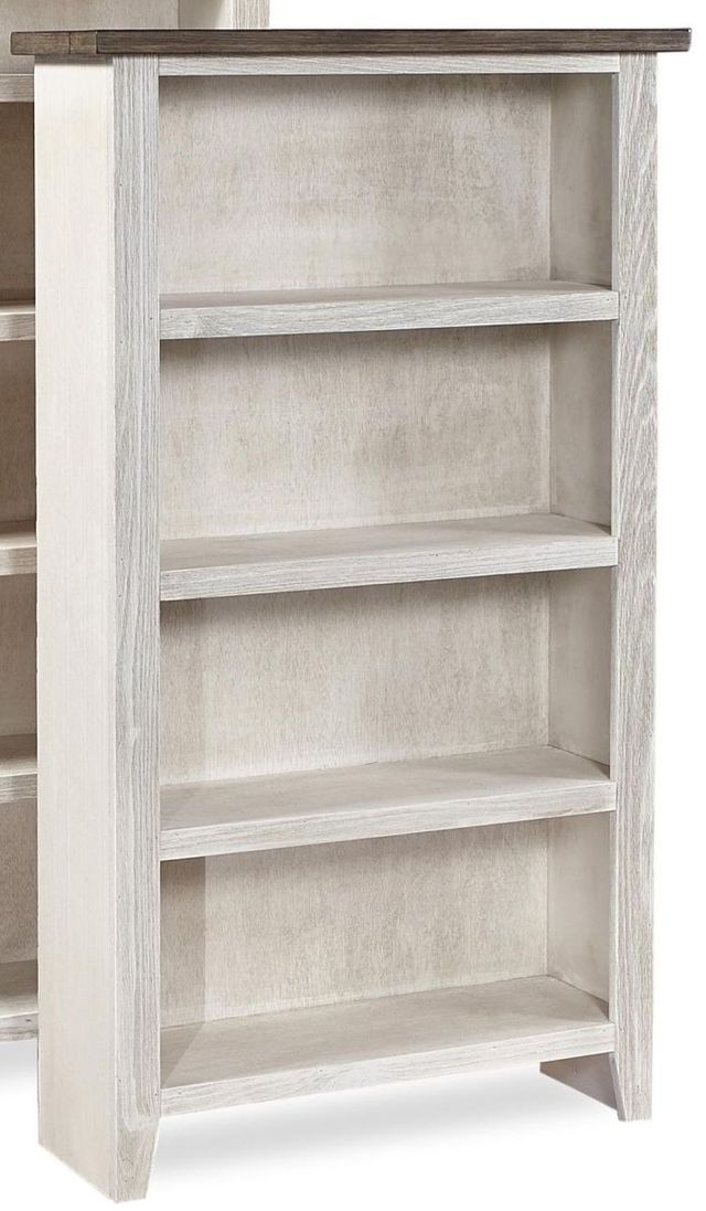 Aspenhome® Eastport Drifted White 74" Bookcase-0