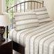 Olliix by Woolrich Flannel Tan Snowflakes King Cotton Sheet Set-2