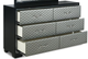 New Classic® Home Furnishings Luxor Silver/Black Dresser-2