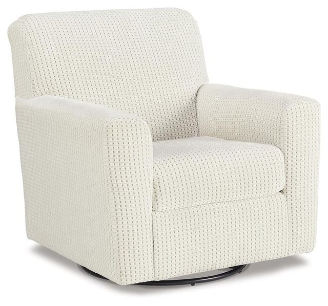 Signature Design by Ashley® Herstow Ivory Swivel Glider Accent Chair