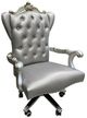 ACME Furniture Versailles Antique Platinum/Silver Executive Office Chair-0