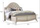 A.R.T. Furniture® Starlite Peri King Upholstered Storage Panel Bed-2