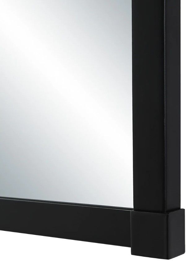 Renwil® Kauri Matte Black Accent Mirror-4