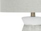 Monarch Specialties Inc. 27"H Grey Ceramic Table Lamp-2