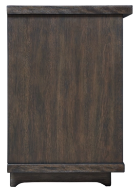Signature Design by Ashley® Brazburn Dark Espresso 66" TV Stand with Electric Fireplace-2