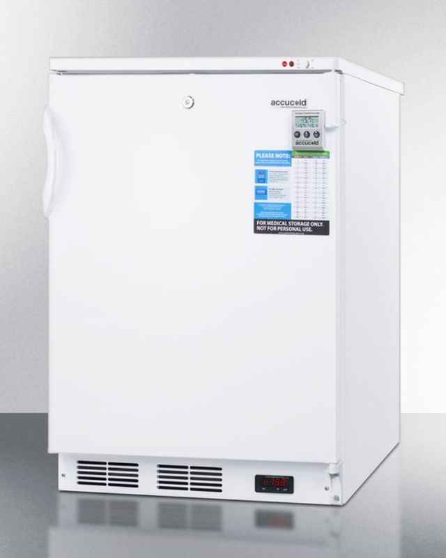 Accucold® 24" 3.2 Cu. Ft. White Upright Freezer-2