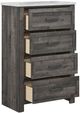 Mazin Furniture Beowulf Rustic Grey Chest-2