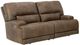 Signature Design by Ashley® Beckley Place Earth Power Reclining Sofa with Adjustable Headrest-3