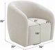 ACME Furniture Etienne Beige Swivel Chair-3