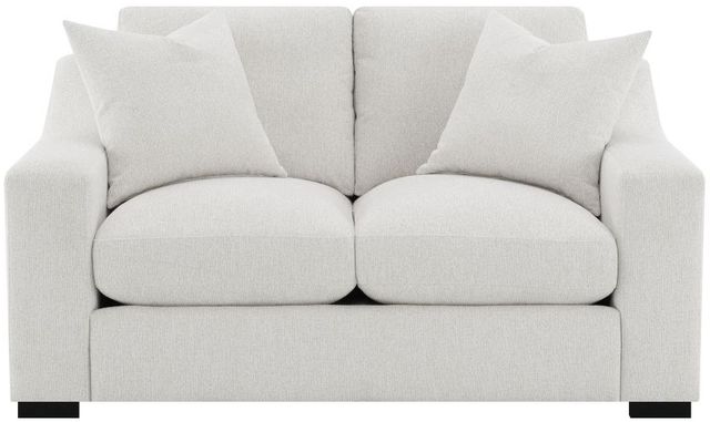 Coaster® Ashlyn Sand Upholstered Track Arm Loveseat-1