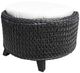 CabanaCoast® Customizable Hudson Wicker Outdoor Ottoman-0