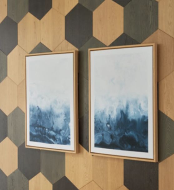 Signature Design by Ashley® Holport 2-Piece Blue/White Wall Art-4