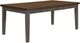 Bernards Will Brown 6-Drawer Dining Table-0