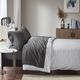 Olliix by Madison Park Charcoal King 1500 Thread Count Cotton Rich Sheet Set-5