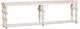 Crestview Collection Harvest White Console Table-0