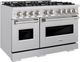 ZLINE Classic 48" Stainless Steel Pro Style Dual Fuel Range-2