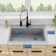 Elkay Quartz Classic® Graystone 33" x 22" x 9-1/2" Single Bowl Drop-In Sink-3